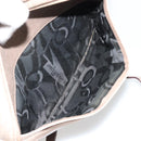 Salvatore Ferragamo Vala Shoulder Bag Leather Beige Gold Auth BA13281-23