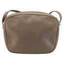 Salvatore Ferragamo Vala Shoulder Bag Leather Beige Gold Auth BA13281-3