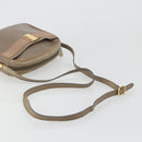 Salvatore Ferragamo Vala Shoulder Bag Leather Beige Gold Auth BA13281-7