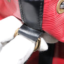 LOUIS VUITTON Epi Petit Noe Bag Bicolor Black Red M44172 LV Auth BA13282-12