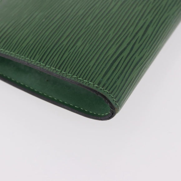 LOUIS VUITTON Epi Pochette Accessoires Pouch Green M52984 LV Auth BA13285
