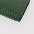 LOUIS VUITTON Epi Pochette Accessoires Pouch Green M52984 LV Auth BA13285-17