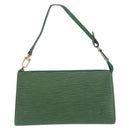LOUIS VUITTON Epi Pochette Accessoires Pouch Green M52984 LV Auth BA13285-13