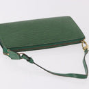 LOUIS VUITTON Epi Pochette Accessoires Pouch Green M52984 LV Auth BA13285-6