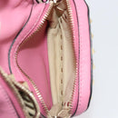 VALENTINO Studs Rugzak Leer Roze Goud Auth BA13289A-24