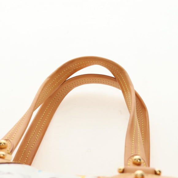 LOUIS VUITTON Monogram Multicolore Claudia Handtasche Weiß M40193 Auth BA13291SAV