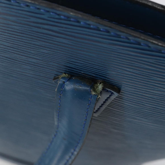 LOUIS VUITTON Epi Saint Jacques Shoulder Bag Blue M52275 LV Auth BA13296