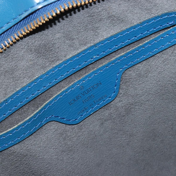 LOUIS VUITTON Epi Saint Jacques Shoulder Bag Blue M52275 LV Auth BA13296