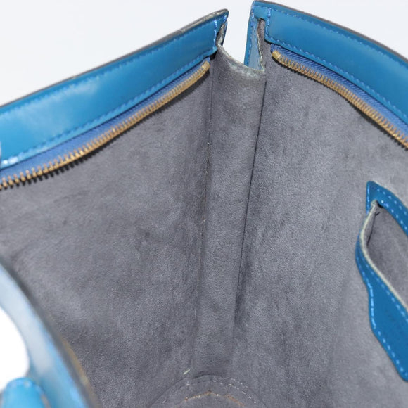 LOUIS VUITTON Epi Saint Jacques Shoulder Bag Blue M52275 LV Auth BA13296