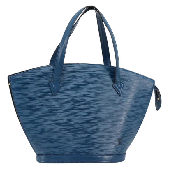 LOUIS VUITTON Epi Saint Jacques Shoulder Bag Blue M52275 LV Auth BA13296