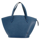 LOUIS VUITTON Epi Saint Jacques Shoulder Bag Blue M52275 LV Auth BA13296-13