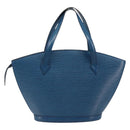 LOUIS VUITTON Epi Saint Jacques Shoulder Bag Blue M52275 LV Auth BA13296-2