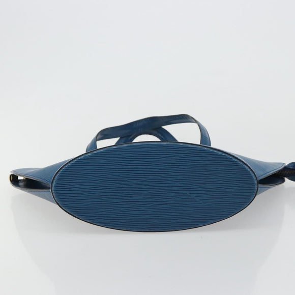 LOUIS VUITTON Epi Saint Jacques Shoulder Bag Blue M52275 LV Auth BA13296