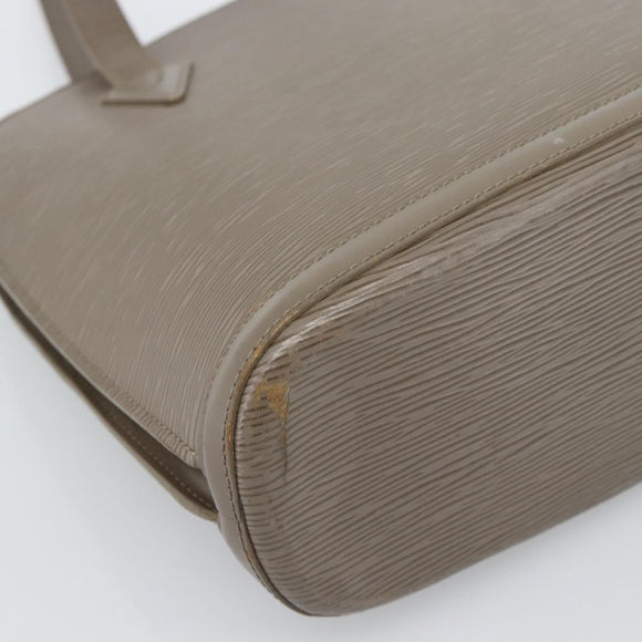 LOUIS VUITTON Epi Lussac Umhängetasche Grau Piment M5228C LV Auth BA13297