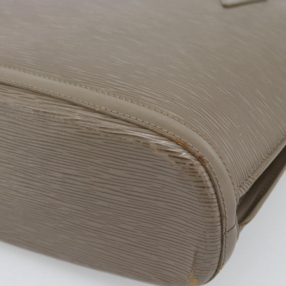 LOUIS VUITTON Epi Lussac Umhängetasche Grau Piment M5228C LV Auth BA13297