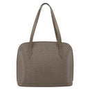LOUIS VUITTON Epi Lussac Umhängetasche Grau Piment M5228C LV Auth BA13297-2