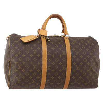 LOUIS VUITTON Monogram Keepall 50 Boston Bag M41426 LV Auth BA13298A