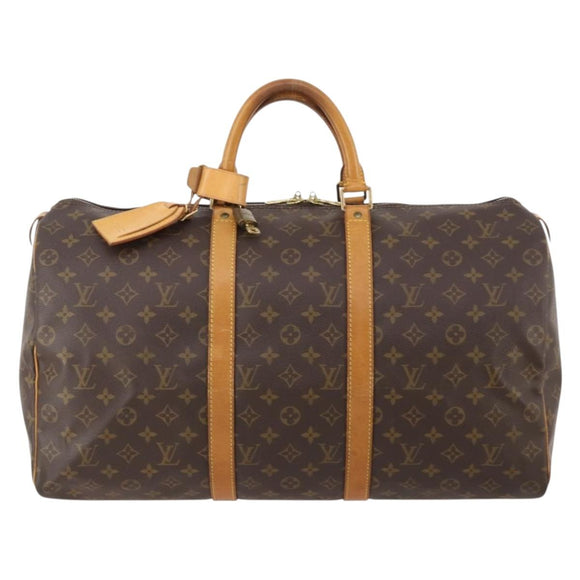 LOUIS VUITTON Monogram Keepall 50 Boston Bag M41426 LV Auth BA13298A