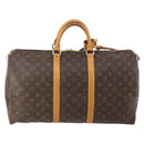 LOUIS VUITTON Monogram Keepall 50 Boston Bag M41426 LV Auth BA13298A-2