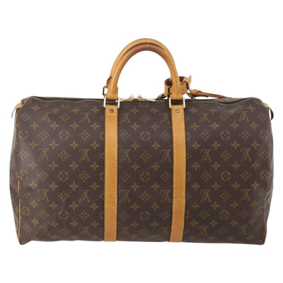 LOUIS VUITTON Monogram Keepall 50 Boston Bag M41426 LV Auth BA13298A - 0