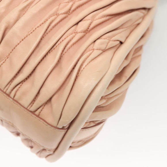 BALLY Tote Bag Leather Pink Auth BA1330