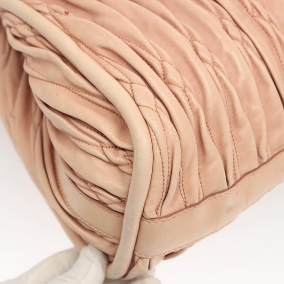 BALLY Tote Bag Leather Pink Auth BA1330