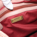 BALLY Tote Bag Leather Pink Auth BA1330-16