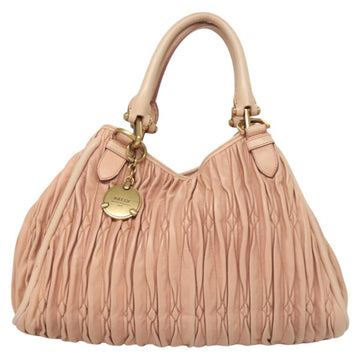 BALLY Tote Bag Leather Pink Auth BA1330 - 0