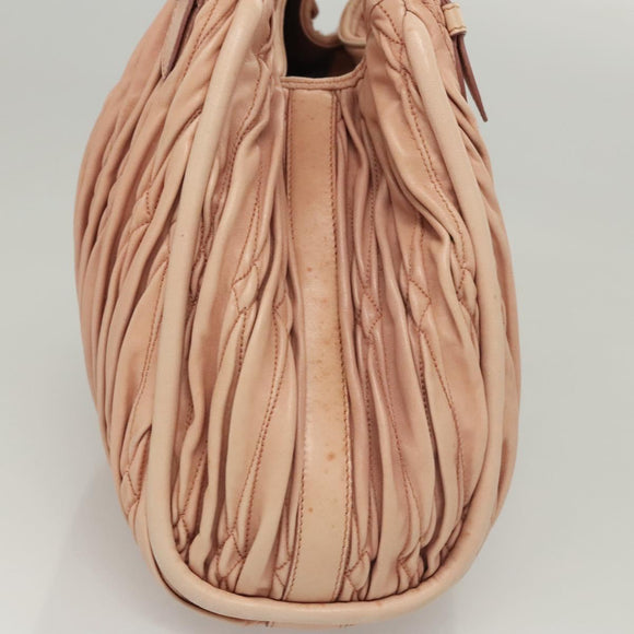 BALLY Tote Bag Leather Pink Auth BA1330