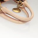 BALLY Tote Bag Leather Pink Auth BA1330-7