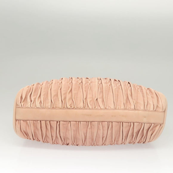 BALLY Tote Bag Leather Pink Auth BA1330