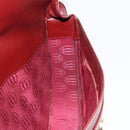 CARTIER Must Line Shoulder Bag Leather Bordeaux Gold Auth BA13302A-18
