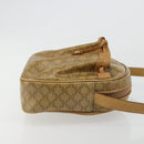 CELINE Macadam Canvas Schoudertas PVC Beige Goud Auth BA13304M-3