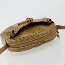 CELINE Macadam Canvas Schoudertas PVC Beige Goud Auth BA13304M-6