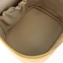 CHANEL Vanity Hand Bag Caviar Skin Yellow Gold CC Auth BA13305V-17