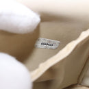 CHANEL Vanity Hand Bag Caviar Skin Yellow Gold CC Auth BA13305V-21