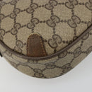 GUCCI GG Supreme Web Sherry Line Bag PVC Beige Gold 89 02 066 Auth BA13306-14