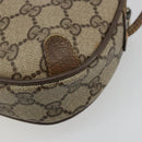 GUCCI GG Supreme Web Sherry Line Bag PVC Beige Gold 89 02 066 Auth BA13306-15