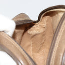 GUCCI GG Supreme Web Sherry Line Bag PVC Beige Gold 89 02 066 Auth BA13306-20
