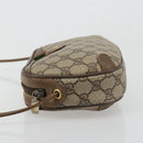 GUCCI GG Supreme Web Sherry Line Bag PVC Beige Gold 89 02 066 Auth BA13306-4