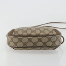GUCCI GG Supreme Web Sherry Line Bag PVC Beige Gold 89 02 066 Auth BA13306-5