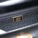 Gianni Versace Schultertasche Leder Schwarz Gold Auth BA13310A-11