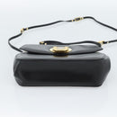 Gianni Versace Schultertasche Leder Schwarz Gold Auth BA13310A-5