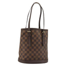 LOUIS VUITTON Damier Ebene Marais Shoulder Bag N42240 LV Auth BA13312-1