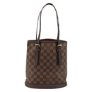 LOUIS VUITTON Damier Ebene Marais Shoulder Bag N42240 LV Auth BA13312-2
