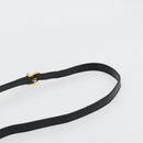 Salvatore Ferragamo Gancini Handtasche Leder 2-Wege Schwarz Gold Authentisch BA13314-15