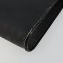 Christian Dior Honeycomb Canvas Chain Shoulder Bag PVC Black Gold Auth BA13315-9