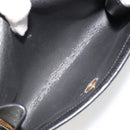 Christian Dior Honeycomb Canvas Chain Shoulder Bag PVC Black Gold Auth BA13315-11