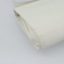 Salvatore Ferragamo Gancini Shoulder Bag Leather White Gold Auth BA13316-16