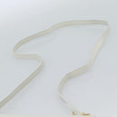 Salvatore Ferragamo Gancini Shoulder Bag Leather White Gold Auth BA13316-8
